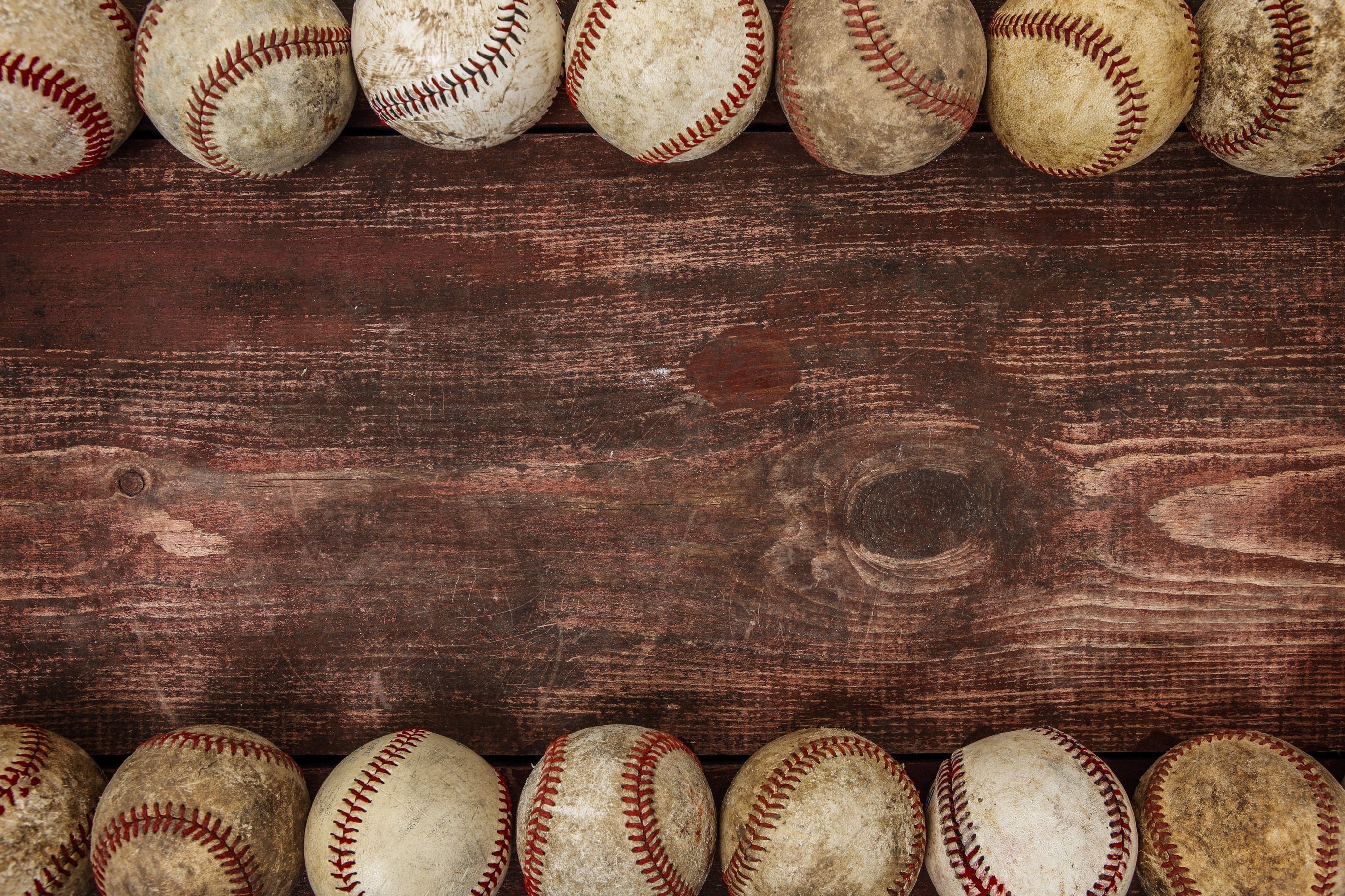 Old Vintage Baseball Background