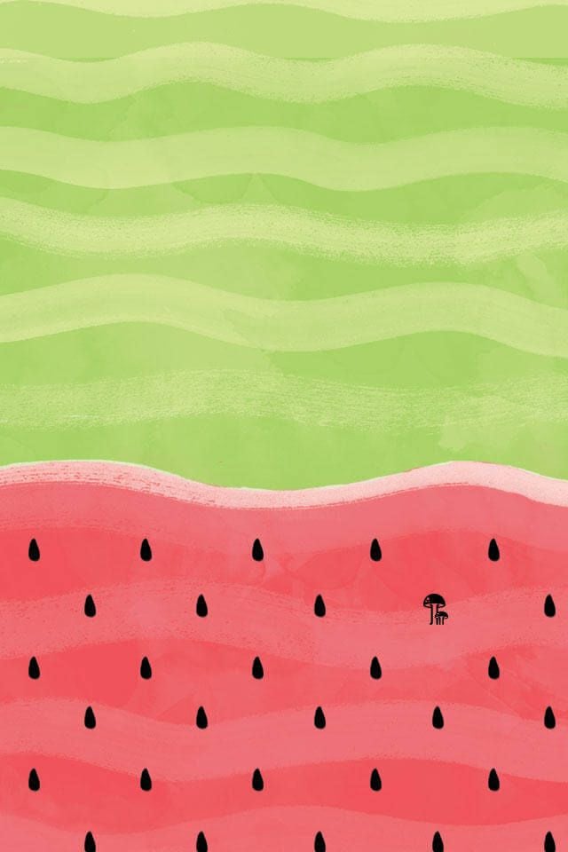 Watercolor Watermelon Background